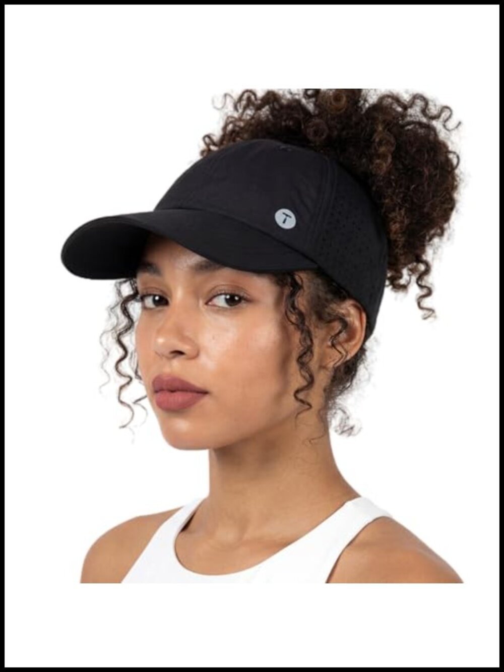 Cooling High Ponytail Baseball Cap UPF 50+ Water Resistant Sun Hat